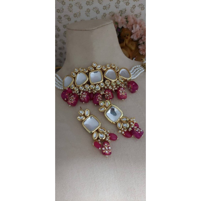 Kundan Necklace, Indian Jewelry, Indian Wedding Jewelry, Ethnic Jewelry Design, Kundan Jewelry Set, Bridal Jewelry Set, Sabyasachi Necklace | Save 33% - Rajasthan Living 9