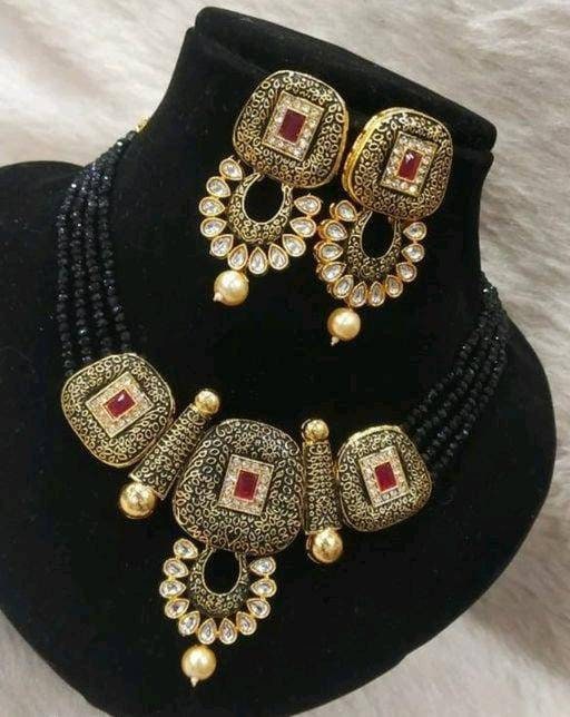 Indian Jewellery Set With Matching Earrings | Save 33% - Rajasthan Living 12