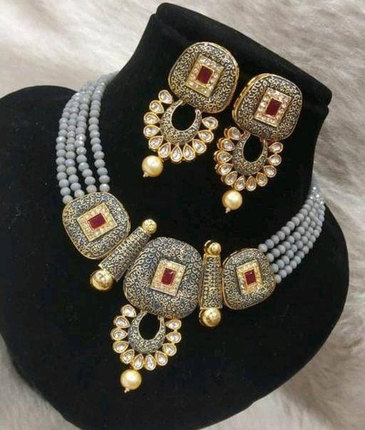 Indian Jewellery Set With Matching Earrings | Save 33% - Rajasthan Living 15
