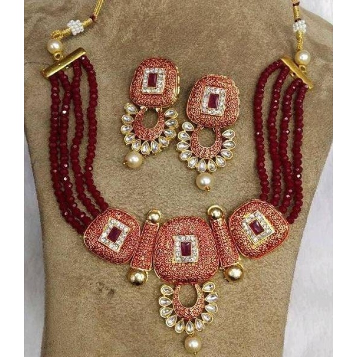Indian Jewellery Set With Matching Earrings | Save 33% - Rajasthan Living 7