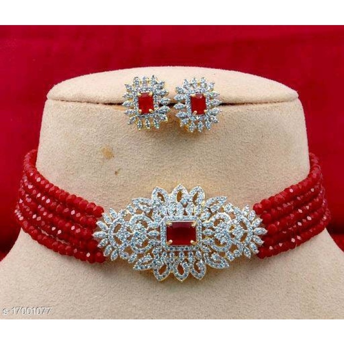 Indian Kundan Choker/ Indian Jewelry/ Indian Necklace/ Indian Choker/ Indian Wedding Necklace Set/ Ad Jewellery / cz Jewellery / Diwali Sale | Save 33% - Rajasthan Living 5