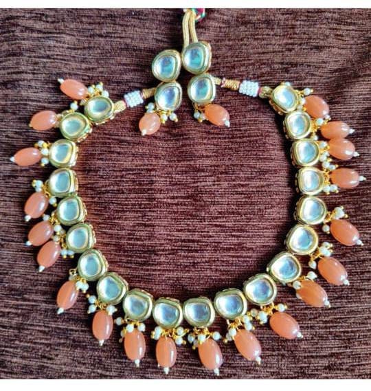 New Kundan Bridal Set, Pearl Choker Necklace Earrings, Indian Bridal Jewelry Set, Kundan Jewelry, Victorian Pearl Choker Statement Diwali | Save 33% - Rajasthan Living 18