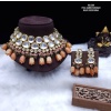 Tanjore Kundan Necklace Set, Simple Kundan Set, Multi Color Kundan Set, Meena Kundan Necklace Set, Indian Kundan Jewellery, Kundan Meena | Save 33% - Rajasthan Living 11