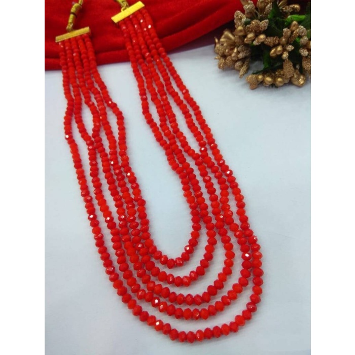 Bead Red Teardrop Collar Neckpiece Tribal Traditional Jewellery Gift for her Tribal Vintage Stone Necklace Red Onyx Necklace