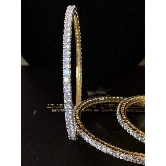 4 Piece Gold Diamond Bangles/ Crystal Bangles/ Indian Jewelry/ Pakistani Jewelry/ Turkish Jewelry/ Wedding Jewelry/ African Jewelry/ Indian | Save 33% - Rajasthan Living 8