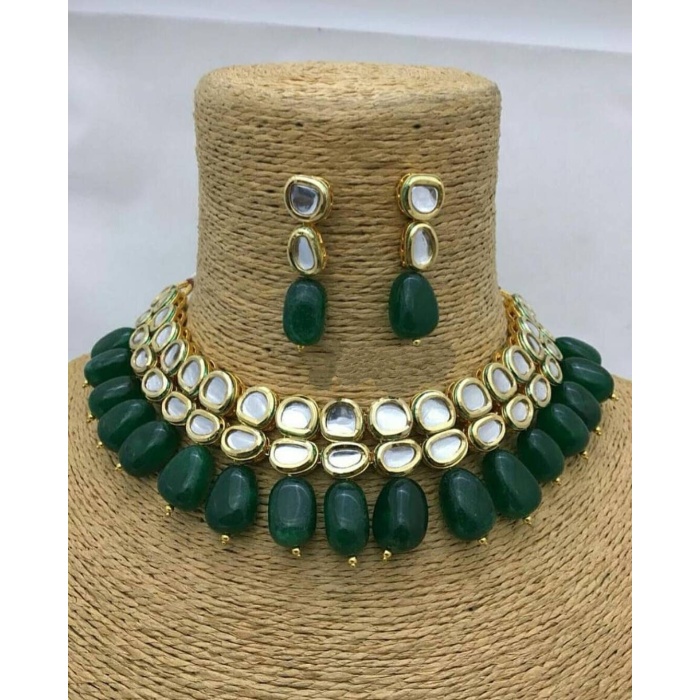 Indian Kundan Choker/ Indian Jewelry/ Indian Necklace/ Indian Choker/ Indian Wedding Necklace Set/ Kundan Choker/ Dulhan Set/ Indian Fashion | Save 33% - Rajasthan Living 6