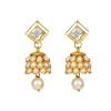 Polki Earrings/indian Earrings/chandbali Earrings/south Indian Jewelry/temple Earrings/pearl Drop Earrings/ Delicate Earrings/ Flower Style | Save 33% - Rajasthan Living 10