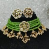 Bridal Set, Pearl Choker Necklace Earrings, Indian Bridal Jewelry Set, Kundan Jewelry, Victorian Pearl Choker Statement, Bollywood Jewelry | Save 33% - Rajasthan Living 8