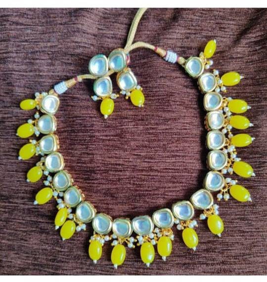 New Kundan Bridal Set, Pearl Choker Necklace Earrings, Indian Bridal Jewelry Set, Kundan Jewelry, Victorian Pearl Choker Statement Diwali | Save 33% - Rajasthan Living 13