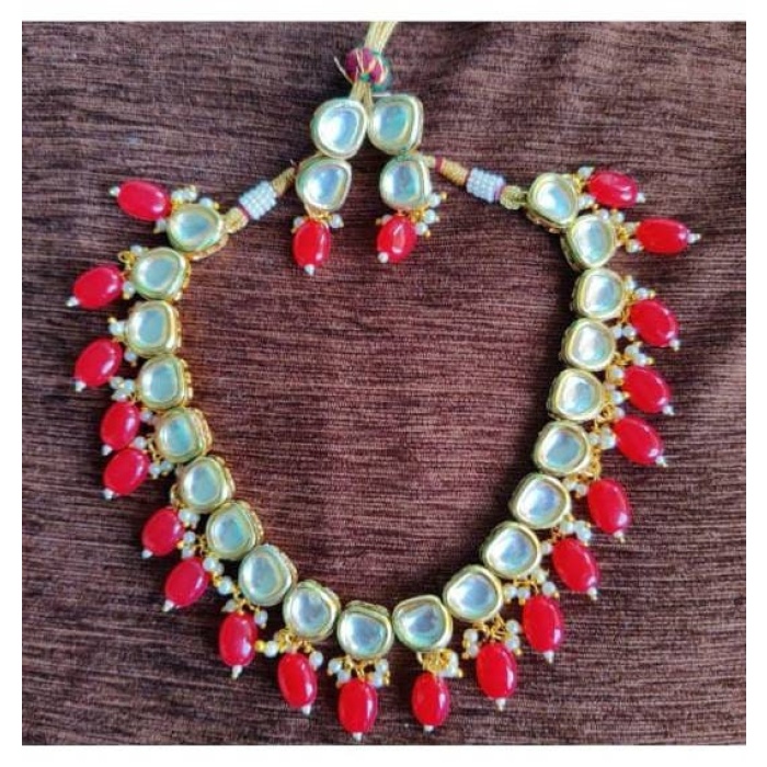 New Kundan Bridal Set, Pearl Choker Necklace Earrings, Indian Bridal Jewelry Set, Kundan Jewelry, Victorian Pearl Choker Statement Diwali | Save 33% - Rajasthan Living 11