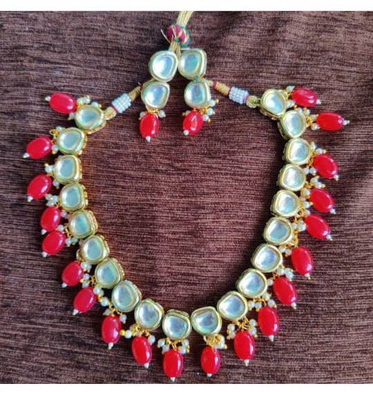 New Kundan Bridal Set, Pearl Choker Necklace Earrings, Indian Bridal Jewelry Set, Kundan Jewelry, Victorian Pearl Choker Statement Diwali | Save 33% - Rajasthan Living 19