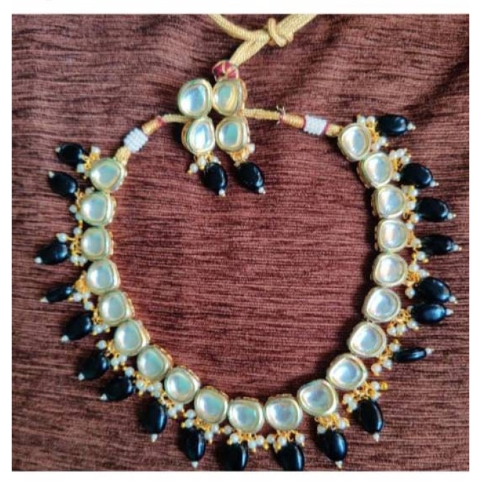New Kundan Bridal Set, Pearl Choker Necklace Earrings, Indian Bridal Jewelry Set, Kundan Jewelry, Victorian Pearl Choker Statement Diwali | Save 33% - Rajasthan Living 7