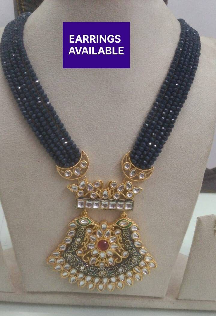 Indian Long Necklace/ Indian Jewelry/ Indian Necklace/ Indian Choker/ Indian Wedding Necklace Set/ Kundan Choker/ New Design/ New Year Sale | Save 33% - Rajasthan Living 16