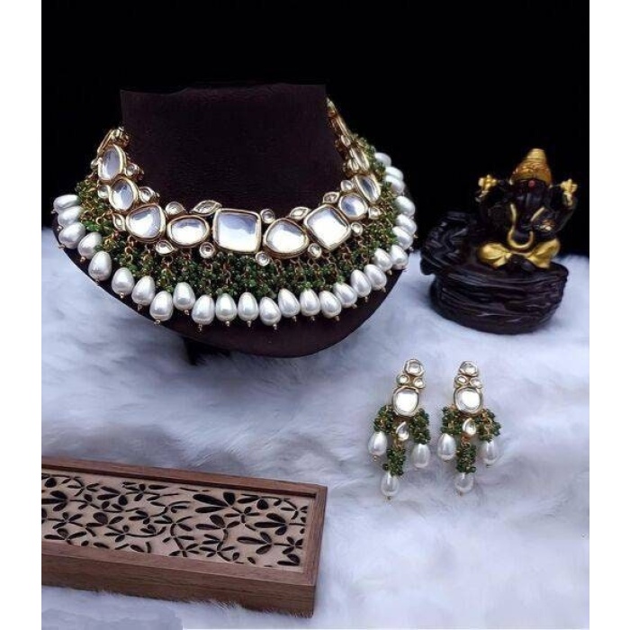 Indian Kundan Choker/ Indian Jewelry/ Indian Necklace/ Indian Choker/ Indian Wedding Necklace Set/ Kundan Choker/ New Year Sale/ New Fashin | Save 33% - Rajasthan Living 8