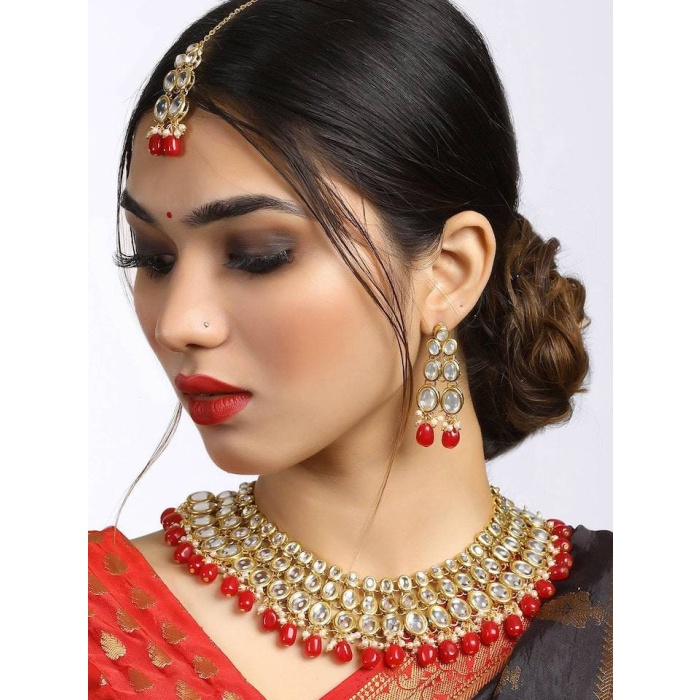 Indian Bridal Choker, Indian Jewelry, Bollywood Jewelry, Pakistani Jewelry, Indian Wedding Necklace, Bridal Choker, Kundan Necklace, Choker | Save 33% - Rajasthan Living 6