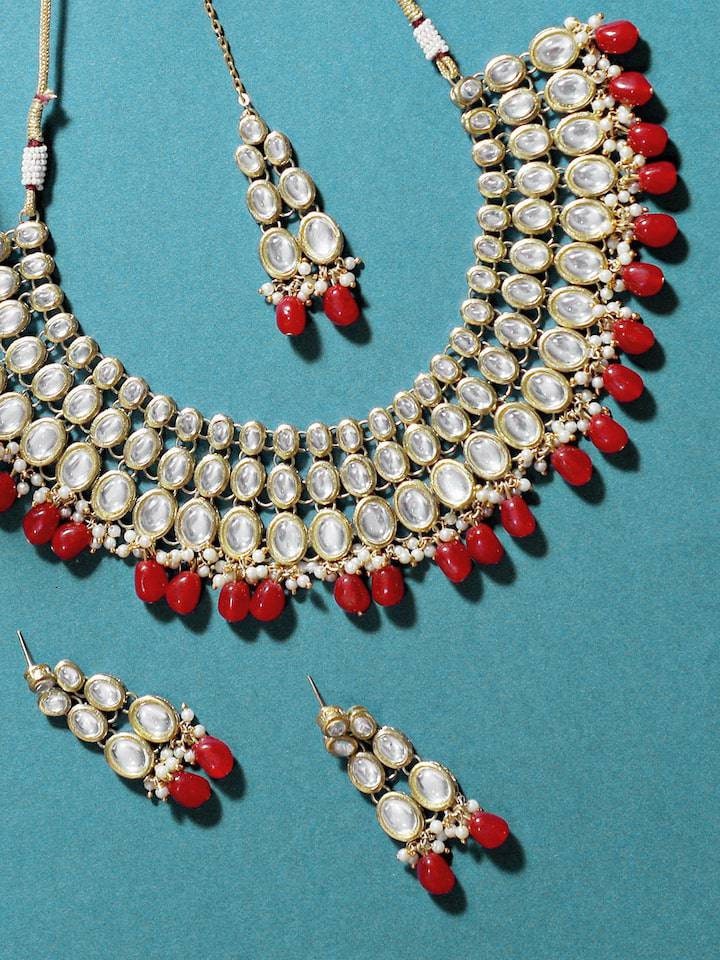 Indian Bridal Choker, Indian Jewelry, Bollywood Jewelry, Pakistani Jewelry, Indian Wedding Necklace, Bridal Choker, Kundan Necklace, Choker | Save 33% - Rajasthan Living 14