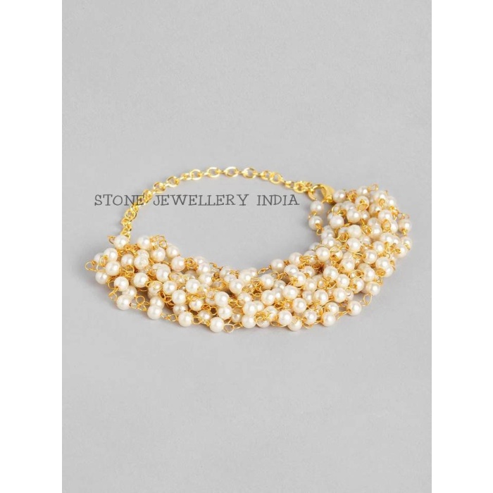 Adjustable Pearl Bracelet – Beautiful Beads Bracelet -ethnic Traditional Jewelry -shiny High Quality Wedding Bracelet – Bridesmaid Bracelet | Save 33% - Rajasthan Living 9