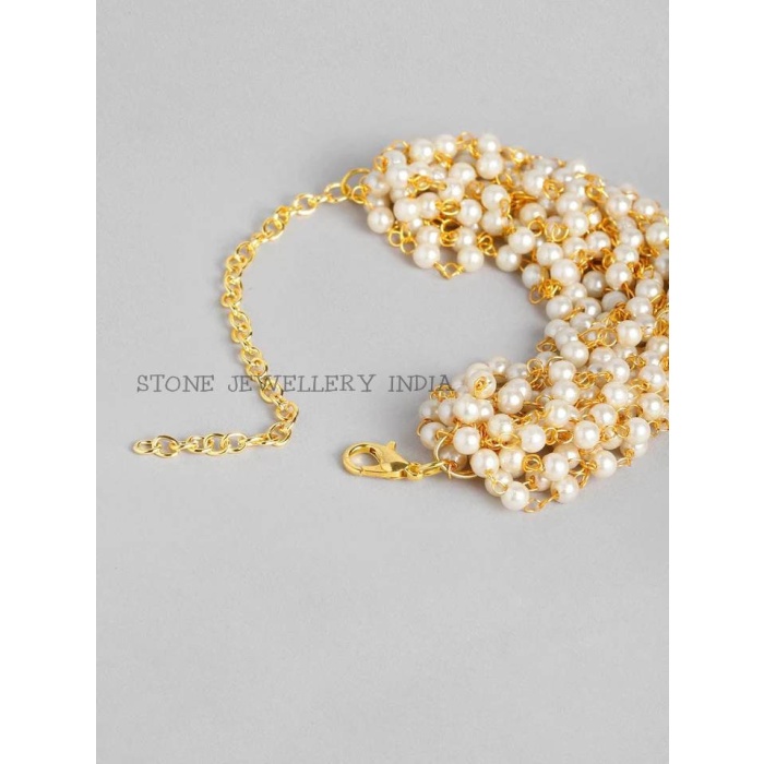 Adjustable Pearl Bracelet – Beautiful Beads Bracelet -ethnic Traditional Jewelry -shiny High Quality Wedding Bracelet – Bridesmaid Bracelet | Save 33% - Rajasthan Living 11