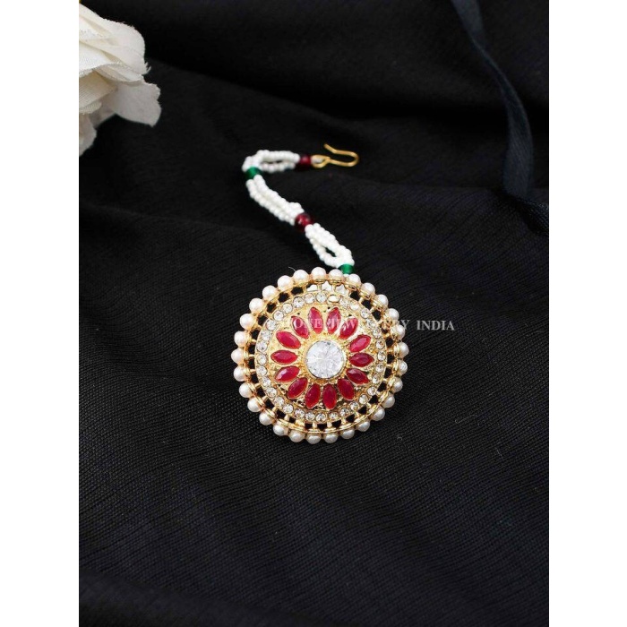Antique Borla / Mang Tikka /classic Design/indian Traditional Rajasthani Borla/ Rajasthani Tikka/ Borla /indian Jewelry, Indian Jewellery | Save 33% - Rajasthan Living 5