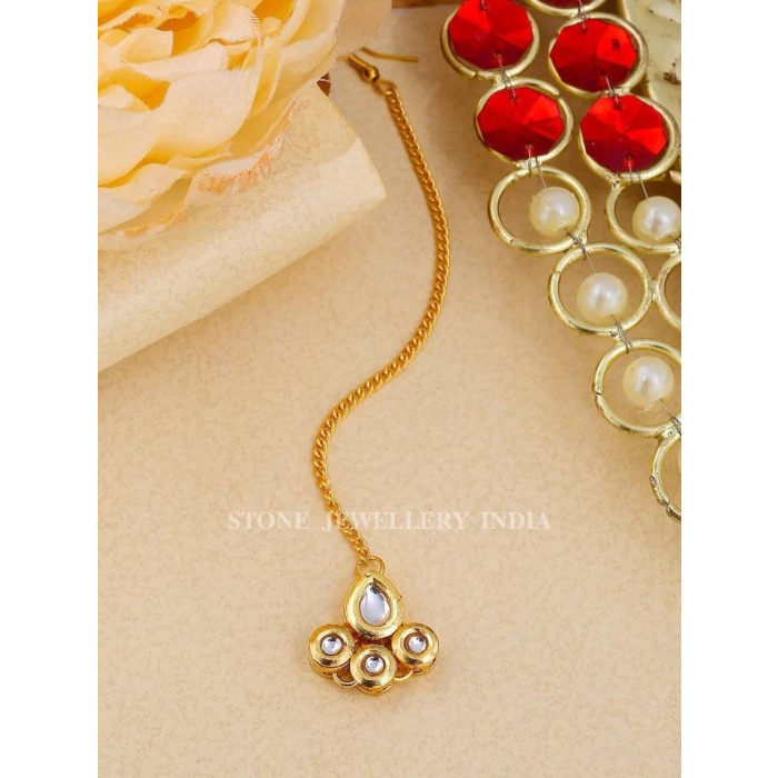 Indian Maangtikka /kundan Maangtikka /Pearls Mang Tikka/Gold-plated Maang Tikka /bridal Maangtikka/matha Patti/ Nethi Chutti/wedding Jewelry | Save 33% - Rajasthan Living 6