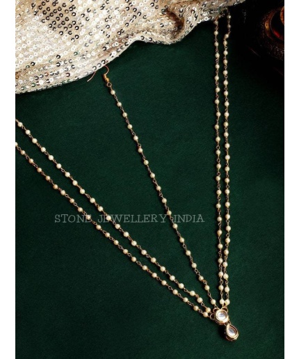 Kundan and Pearl Gold Plated Head Band/mathapatti/ Kundan Mathapatti/indian Bridal Jewelry/wedding Jewelry/pakistani Mathapatti/ Seesh Phool | Save 33% - Rajasthan Living