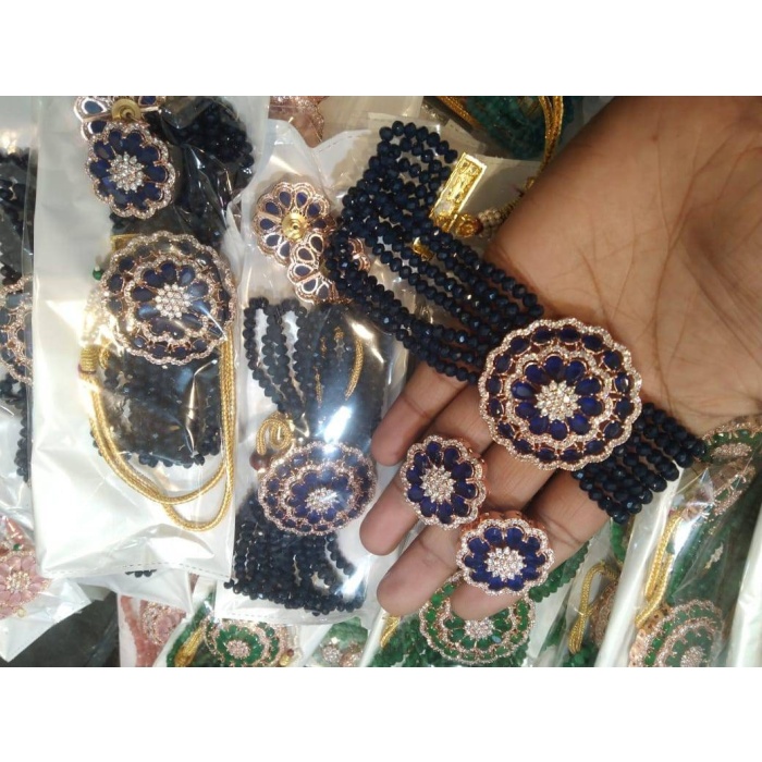 Kundan Choker/Restocked Choker Necklace /Rosegold Indian Choker/cz Choker/Indian Wedding Jewelry/Sabyasachi Necklace /Delicate Necklace | Save 33% - Rajasthan Living 8