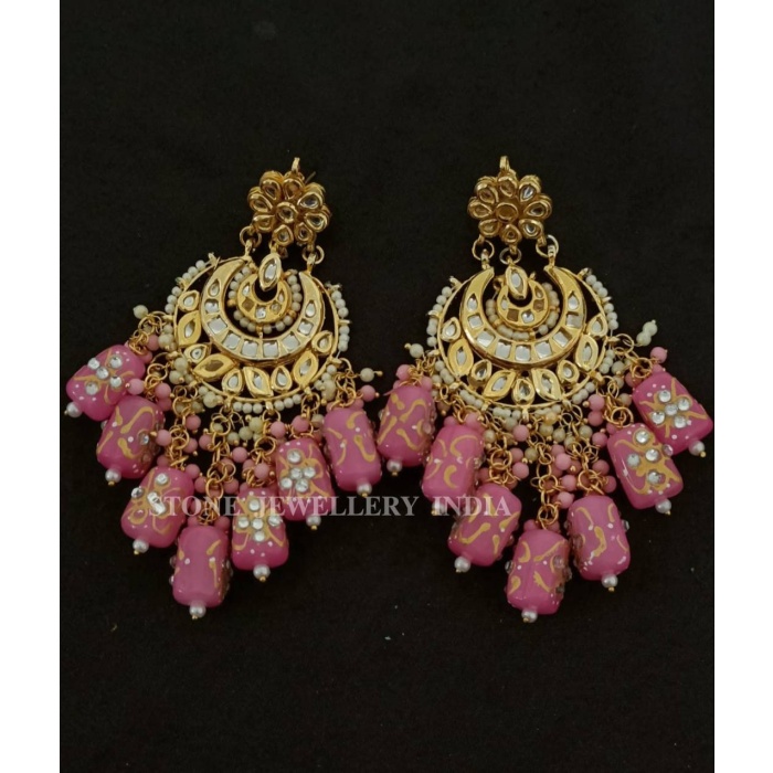 Traditional Earrings/kundan Chandbalis/chandbalis/sabyasachi Earrings/sabyasachi Chandbalis/kundan Earrings/kundan Meena Earrings/indian | Save 33% - Rajasthan Living 5