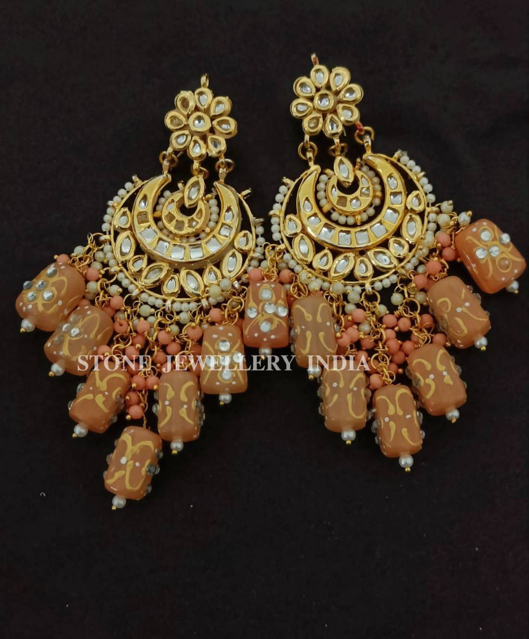 Traditional Earrings/kundan Chandbalis/chandbalis/sabyasachi Earrings/sabyasachi Chandbalis/kundan Earrings/kundan Meena Earrings/indian | Save 33% - Rajasthan Living 17