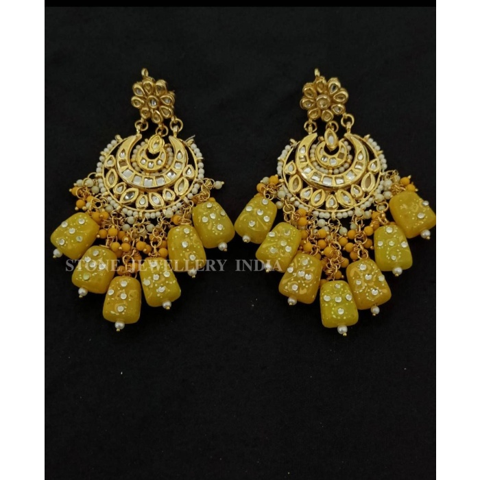 Traditional Earrings/kundan Chandbalis/chandbalis/sabyasachi Earrings/sabyasachi Chandbalis/kundan Earrings/kundan Meena Earrings/indian | Save 33% - Rajasthan Living 11