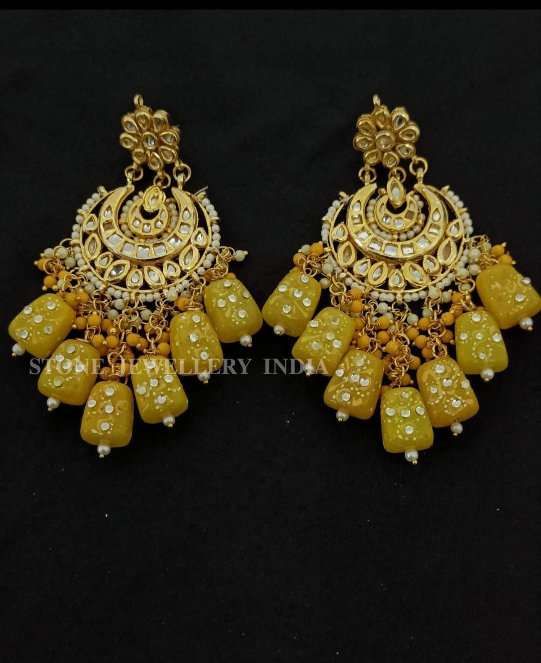 Traditional Earrings/kundan Chandbalis/chandbalis/sabyasachi Earrings/sabyasachi Chandbalis/kundan Earrings/kundan Meena Earrings/indian | Save 33% - Rajasthan Living 19