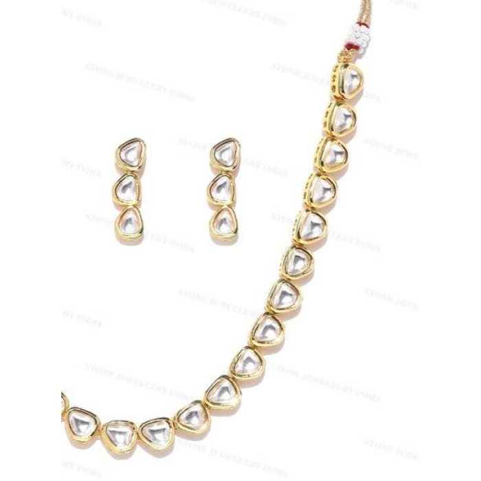 Kundan Necklace/ Golden Meenakari Necklace/ Kundan Necklace/ Bridal Kundan Necklace/ Kundan Jewelry/indian Wedding/kundan Meenakari Necklace | Save 33% - Rajasthan Living 6
