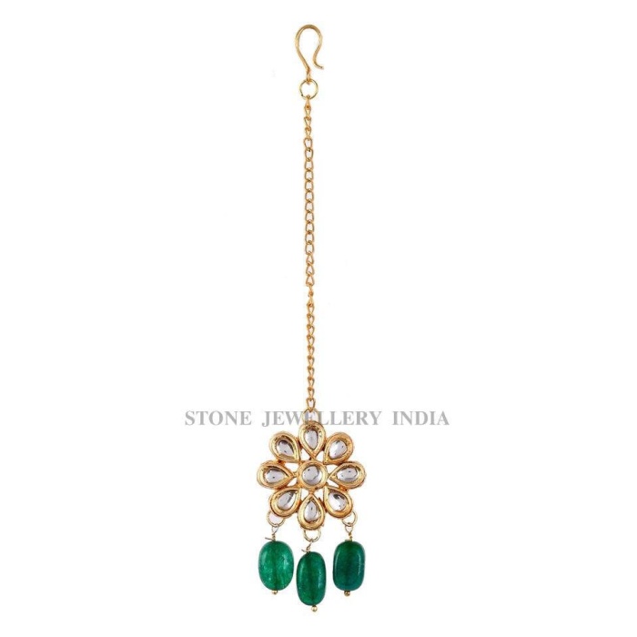 Indian Maangtikka /Kundan Maangtikka /Pearls Mang Tikka/Gold-Plated Maang Tikka /Bridal Maangtikka/Matha Patti/ Nethi Chutti/Wedding Jewelry | Save 33% - Rajasthan Living 8