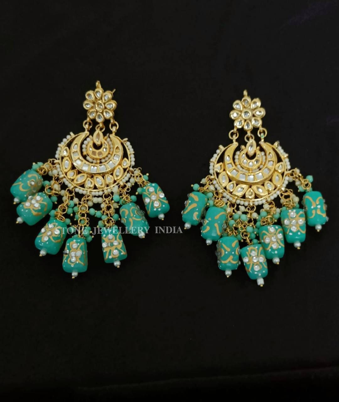 Traditional Earrings/kundan Chandbalis/chandbalis/sabyasachi Earrings/sabyasachi Chandbalis/kundan Earrings/kundan Meena Earrings/indian | Save 33% - Rajasthan Living 18
