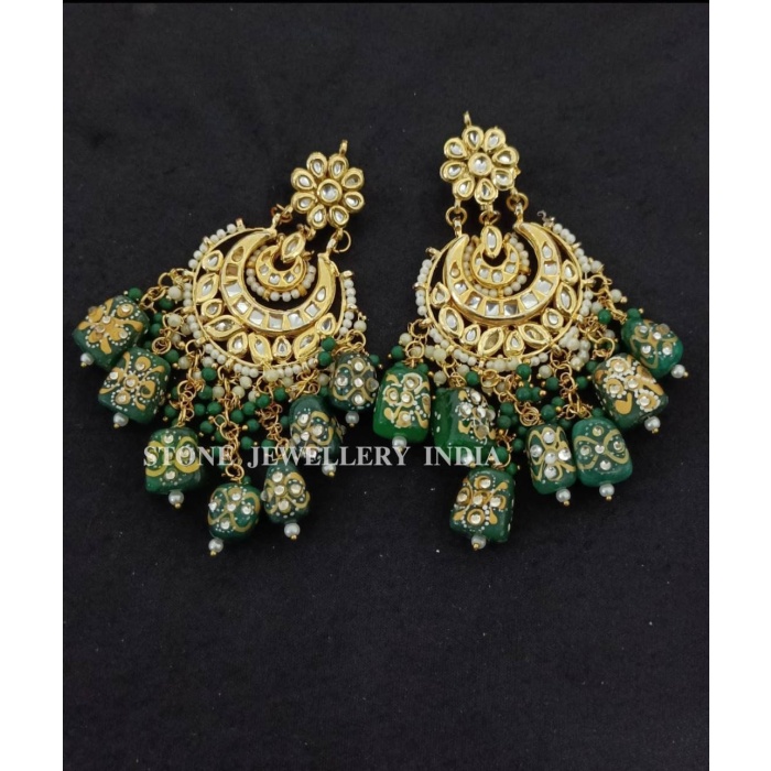 Traditional Earrings/kundan Chandbalis/chandbalis/sabyasachi Earrings/sabyasachi Chandbalis/kundan Earrings/kundan Meena Earrings/indian | Save 33% - Rajasthan Living 8