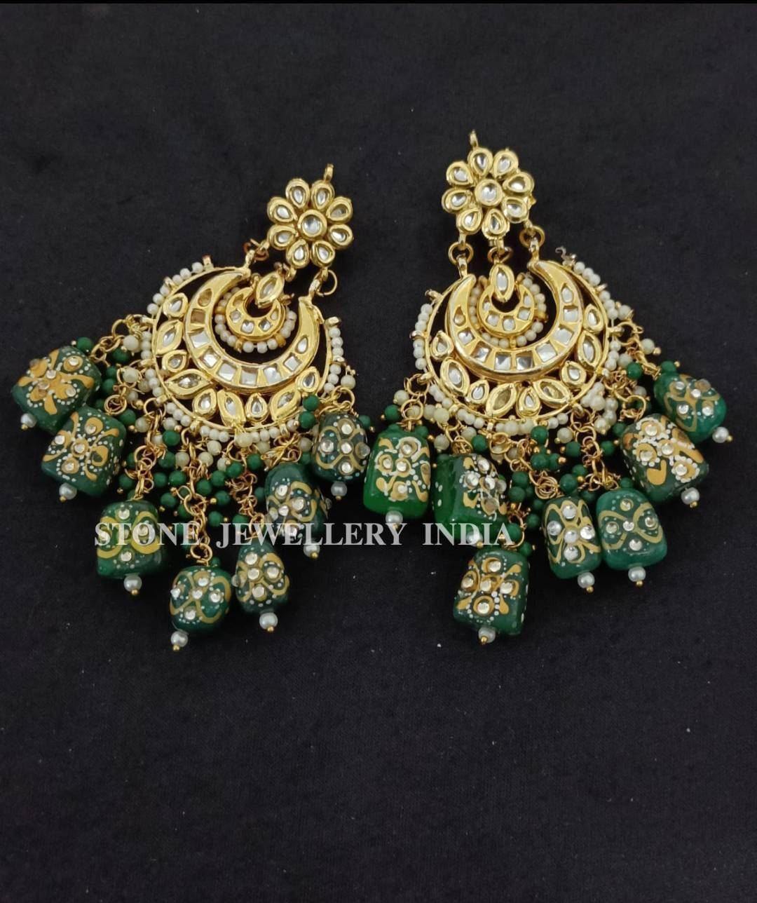 Traditional Earrings/kundan Chandbalis/chandbalis/sabyasachi Earrings/sabyasachi Chandbalis/kundan Earrings/kundan Meena Earrings/indian | Save 33% - Rajasthan Living 16