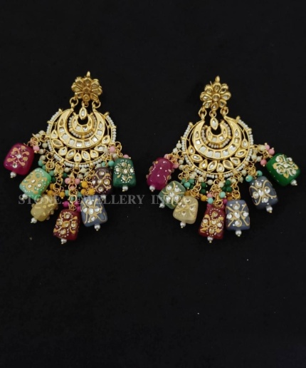 Traditional Earrings/kundan Chandbalis/chandbalis/sabyasachi Earrings/sabyasachi Chandbalis/kundan Earrings/kundan Meena Earrings/indian | Save 33% - Rajasthan Living 14