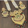 Long Navratan Mala Rani Haar Set/ Indian Pakistani Shaadi Wedding Bridal Jewelry/ Sabyasachi Inspirational/ Bollywood / Muslim Fashion | Save 33% - Rajasthan Living 14