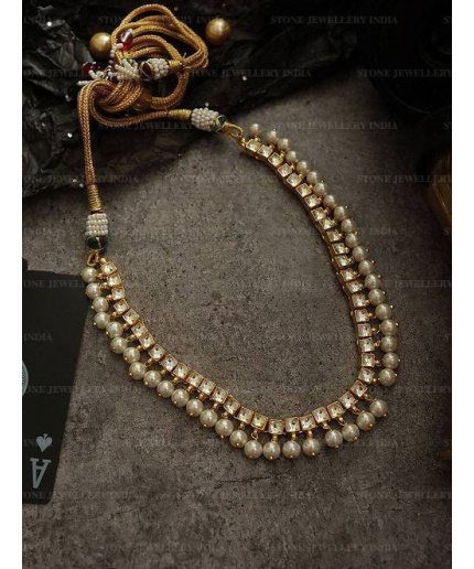 Kundan Necklace/ Golden Meenakari Necklace/ Kundan Necklace/ Bridal Kundan Necklace/ Kundan Jewelry/indian Wedding Choker With Green Stone | Save 33% - Rajasthan Living