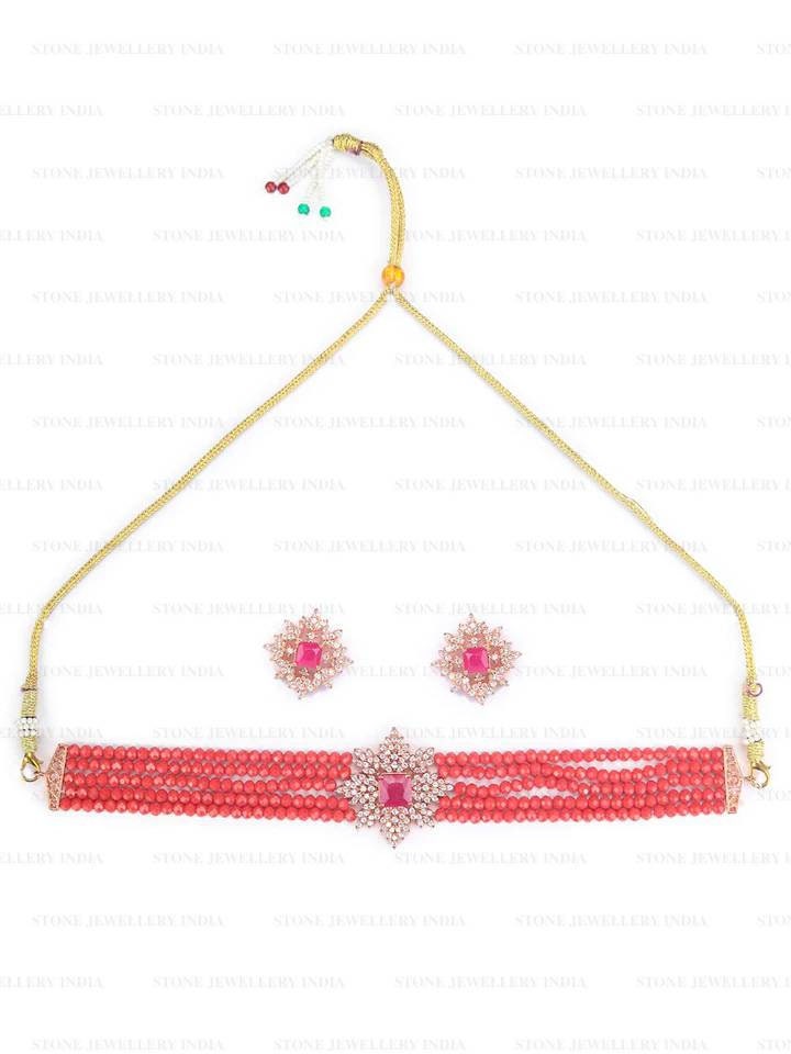 Indian Kundan Choker/ Indian Jewelry/ Indian Necklace/ Indian Choker/ Indian Wedding Necklace Set/ Ad Jewellery / cz Jewellery / Diwali Sale | Save 33% - Rajasthan Living 17