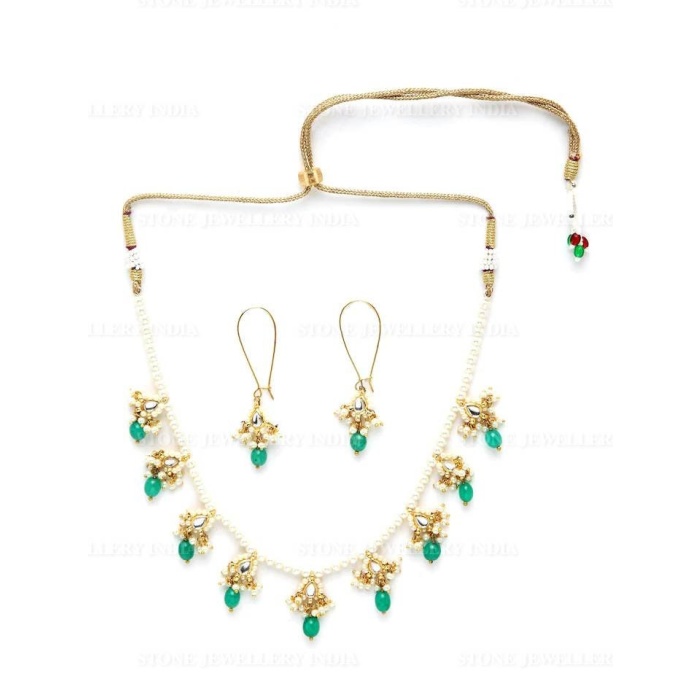 Kundan Necklace/ Golden Meenakari Necklace/ Kundan Necklace/ Bridal Kundan Necklace/ Kundan Jewelry/Indian Wedding/kundan Meenakari Necklace | Save 33% - Rajasthan Living 7