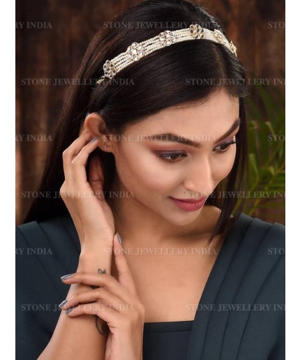 Kundan Head Band/sheesh Phool Tikka/indian Bridal Matha Patti/sheesh Patti/matha Phool/kundan Indian Jewelry/indian Bridal Jewelry/Pakistani | Save 33% - Rajasthan Living 3