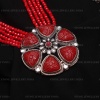 Long Red Polki Mala Necklace/Indian Long Necklace/Pakistani Jewelry/Necklace Mala/Indian/Punjabi Jewelry/Indian Wedding/Rani Haar | Save 33% - Rajasthan Living 13