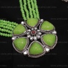 Long Green Polki Mala Necklace/Indian Long Necklace/Pakistani Jewelry/Necklace Mala/Indian/Punjabi Jewelry/Indian Wedding/Rani Haar | Save 33% - Rajasthan Living 14