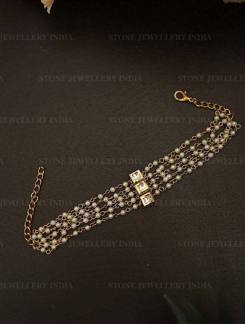 Kundan Bracelet/ Polki Haath Phool /hath Panja/ Adjustable Bracelet/ Finger Bracelet /indian Bridal Jewellery/ Hand Harness /Dulhan Barclet | Save 33% - Rajasthan Living 10