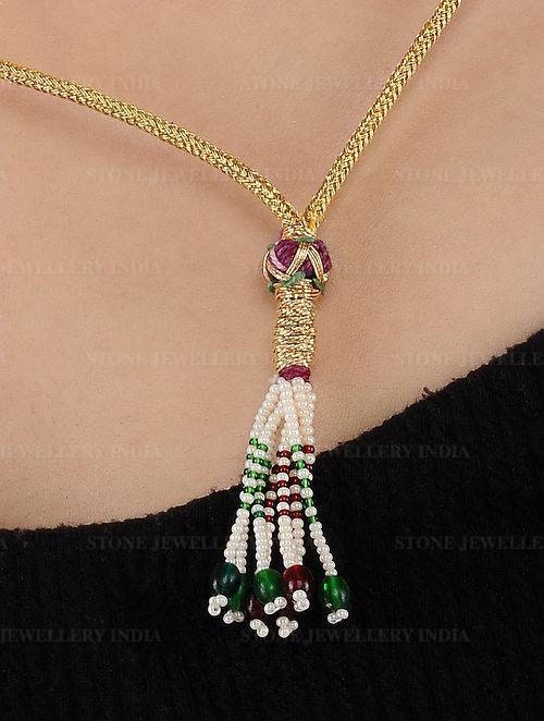 Kundan Necklace/ Golden Meenakari Necklace/ Kundan Necklace/ Bridal Kundan Necklace/ Kundan Jewelry/indian Wedding/kundan Meenakari Necklace | Save 33% - Rajasthan Living 12