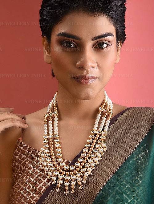 Kundan Necklace/ Golden Meenakari Necklace/ Kundan Necklace/ Bridal Kundan Necklace/ Kundan Jewelry/indian Wedding/kundan Meenakari Necklace | Save 33% - Rajasthan Living 10