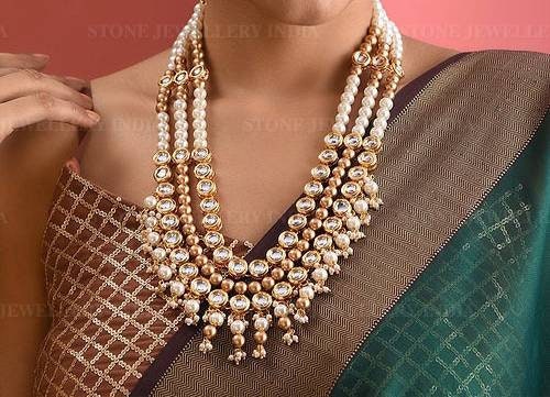 Kundan Necklace/ Golden Meenakari Necklace/ Kundan Necklace/ Bridal Kundan Necklace/ Kundan Jewelry/indian Wedding/kundan Meenakari Necklace | Save 33% - Rajasthan Living 9