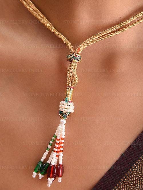 Kundan Necklace/ Golden Meenakari Necklace/ Kundan Necklace/ Bridal Kundan Necklace/ Kundan Jewelry/indian Wedding/kundan Meenakari Necklace | Save 33% - Rajasthan Living 12