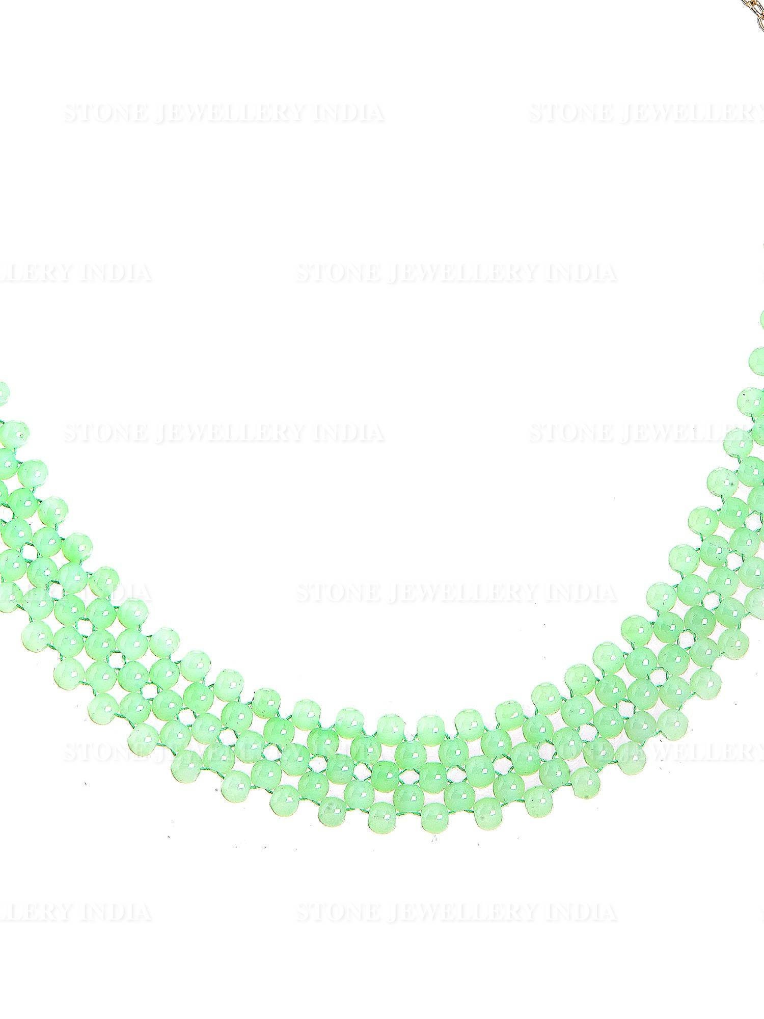Handcrafted Mint Green Beaded Hairband for Girls | Save 33% - Rajasthan Living 12