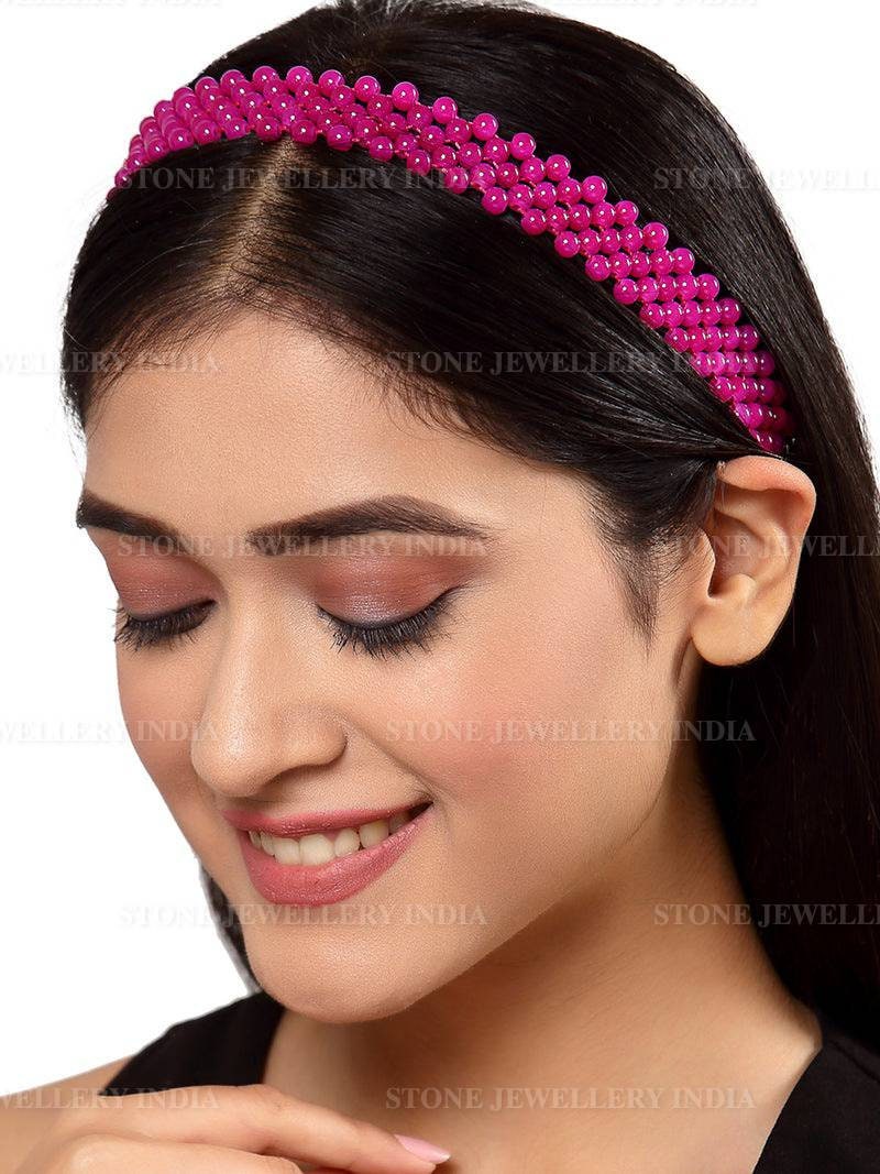 Handcrafted Rani Beaded Hairband for Girls | Save 33% - Rajasthan Living 9